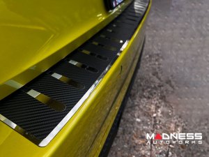 Volkswagen ID.BUZZ Rear Bumper Sill Cover - Omac - MVN - Carbon Foiled 2022-2025