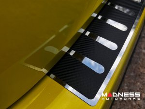 Volkswagen ID.BUZZ Rear Bumper Sill Cover - Omac - MVN - Carbon Foiled 2022-2025