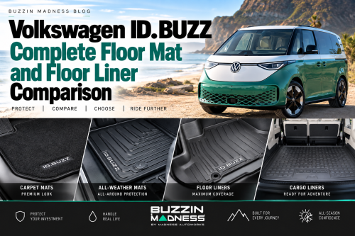 VW ID. Buzz Floor Mats vs Floor Liners