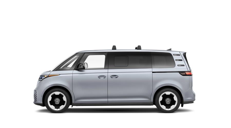 Volkswagen ID. Buzz Roof Rack Cross Bars - Silver - Genuine V.W. - Fixed Point