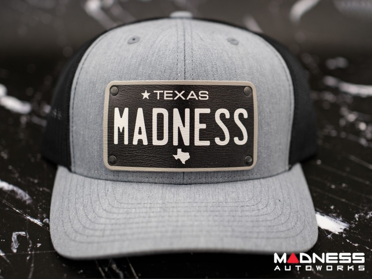 Cap - Trucker Style - w/ Texas Black Plate + MADNESS 