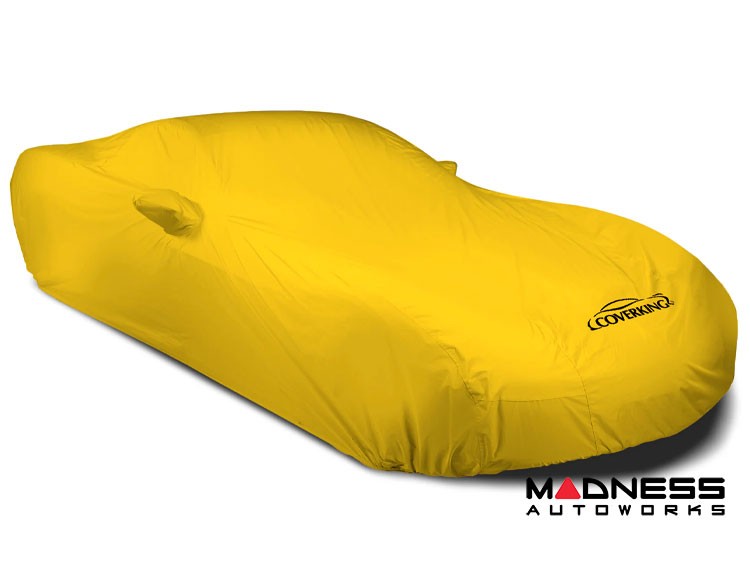 Volkswagen ID. Buzz Custom Fit Vehicle Cover - Stormproof - Yellow + Rear Passenger Charger Port Flap