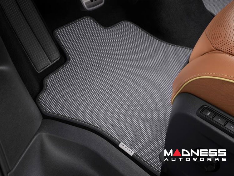 Volkswagen ID. Buzz Floor Mat Set - HeritageMats - Dune - w/ Rear Captain's Chairs