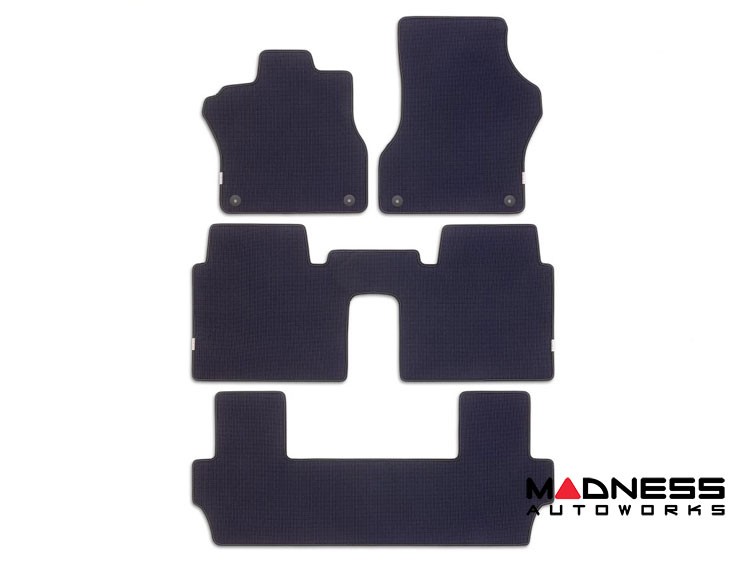 Volkswagen ID. Buzz Floor Mat Set - HeritageMats - Moonlight - w/ Rear Captain's Chairs